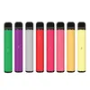 Puff xxl Dostępowe Vapes Pen Elektroniczny papieros 1600 Puffs Vape Device 850 MAH 6,5 ml Podnie 40 Kolory