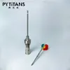 100% GR2 Wholesale titanium nail domeless-Direct inject design Titanium Nails fits both 14mm male glass joints and 19mm male glass joint