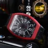 In P -Qualität Quartz -Bewegung Männer beobachten Kohlefasergehäuse Sport Armbandwatch Gummi -Gurt -Waage Watch Date