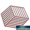 Mats & Pads 4pcs Silicone Tableware Mat Cup Hexagon Heat Resistant Pot Holder Placemat For Bowl Dishes Kitchen Accessories