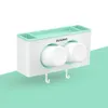 Portaspazzolino a parete Distributore automatico di dentifricio Spremiagrumi per bagno Accessori per rack di stoccaggio domestico 210423
