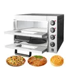 BEIJAMEI 3KW Double Layer Pizza Oven Machine Electric Pizza Cake Maker Commercial Kitchen Baking Bread Toaster