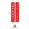 Christmas Couplet Flag Baner Wall Wisiorki Drzwi Wiszące Kulety Xmas Party Supplies Outdoor Garden Parties Decoration YFax3083