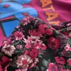 Kleine Daisy Chiffon Floral Rok Lente en Zomer Hoge Taille Fishtail Medium Lengte A-Lijn Paraplu 210529