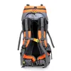 バックパッキングパック屋外登山旅行バッグ60Lキャンプパッケージナイトリフレクティブデザインナイロン防水耐摩耗性ハイキングバックパックP230510