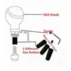 Universal Aluminium Automatische Gear Stick Shift Knob Shifter-hendel Auto-accessoires