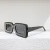 Solglasögon gg0974s Anti-ultraviolett retroplatta klassisk liten fyrkantig diamantglasögon mode solglasögon ögonskydd varumärkesnamn solglasögon slumpmässigt