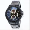 Orologio di Lusso Mens Sport Watch Quartz Movement Chronograph Polshorwatch Montre de Luxe Hoge kwaliteit Steel Case Metal Luxury Wris237B