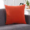 Solid Color Throw Pillow Coat Cushion Soffa Office midja ryggstöd 03235V