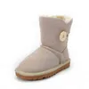 2020New enfants bottes d'hiver australie fourrure chaud enfants botte d'hiver imperméable garçons filles neige bottes bébé chaussures pour enfants taille 21-35 G1210