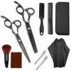 Ciseaux de coiffure tondeuses à cheveux professionnel barbier coupe amincissement Cape salon de coiffure cheveux coupés ciseaux ciseaux pour coiffeurs ensemble Kit