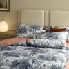 寝具セット近代美術エジプト綿デジタル印刷セット布団カバーベッドリネンフィットシートピローケースホームテキスタイル