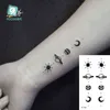 moon temporary tattoo