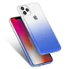 Gevallen voor iPhone 11 PRO X XS MAX XR 7 8 Plus SEE SOFT SILICONE TPU Beschermende Back Cover Gradiënt Kleuren Desinger Phone Cases