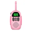 Çocuk walkie talkie oyuncaklar çocuklar mini el alıcı-verici 3km aralığı UHF radyo kordon interkom talkie walkie çocuklar hediye