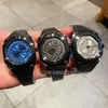 Nuovo 41mm OCTO Roma World Timer 103481 Orologio da uomo al quarzo Quadrante blu Bracciale in acciaio inossidabile Orologi sportivi da uomo di alta qualità 10 colori