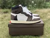 Top Quality 1 High OG Cactus Shoes Jack Suede Dark Mocha 3M Hombres Mujeres 1S Sneakers bajas con caja