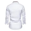 Parklees, outumn xis de retalhos xadrez de retalhos para homens de manga longa de manga longa vestido de camisa de camisa Camisas 220813