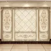 Custom 3D Wallpaper European Retro Art Marble Mural Living Room TV Sofa Bedroom Luxury Decor Painting Waterproof