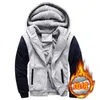 Men Autumn and Winter Outdoor Warm Fleece Casual Hooded Jacket Fashion Jacket Men Parka Thick Cotton Classic Jacket 5Xl 211029