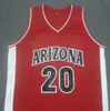 Nikivip Custom Retro #20 Damon Stoudamire Arizona Wildcats Basketball Jersey Men's All Stitched Eventuell storlek 2XS-3XL 4XL 5XL Namn eller nummer