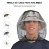 Outdoor Hats Mesh Mosquito Net Cap Anti-mosquito Hiking Camping Tourism Foldable Comfortable Mountaineering Fishing Hood