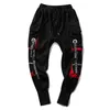 Powow Streetwear Męskie Fajne Spodnie Kieszonkowe Luźne Mężczyźni Hiphop Moda Joggers Spodnie Spodnie Mężczyźni Casual Fashion Spodnie 211013