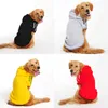 Ropa para perros Suéter de lana con capucha para perros grandes golden husky Labrador negro amarillo rojo gris con y sin logotipo