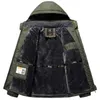 Зимняя куртка мужчины толстые ветрозащитные водонепроницаемые флисовые пальто мужские военные WAREWAY PARKA плюс бархат размер 6xL 7XL 8XL 9XL Adcoat 211014
