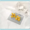 Charm JewelryFactoryAy4spray püsksel akrilik kız kalp moda boyama çiçek biblo küpeleri bırakma teslimat 2021 duu87