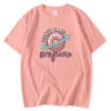 Fashion Brand Male Tee Shirts Spring Summer Tee Shirts Donut Planet Harajuku Printing Clothing Crewneck Breathable Tshirt Men Y0809