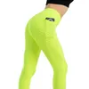 Push up legging anti-celulite bolso leggings mulheres treino cintura alta corrida fitness ginásio jeggings calças para roupas 210925
