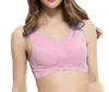 S-4X Camisole 3 sztuk Brak stalowego pierścienia Padding Bralette Sexy Bielizna Koronki Solidne Kolor Najnowszy Cross Boczna klamra bez felg Zebrany Bielizna Sportowa Sleep Wireless