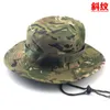 Cappellini da escursionismo Tactical Sniper Camouflage Bucket Boonies Cappelli Cappellino nepalese SWAT Army Panama Accessori militari Estate Uomo Outdoor