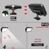 COB 100108120128LED Solar Wall Lamp Light Outdoor Garden Lights Pir Motion Sensor Spotlights Security Emergency6048751