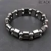 Charm Bracelets 1/Pc Black Magnetic Hematite Bracelet For Men Women Healthy Jewelry Accessories Fashion Gifts