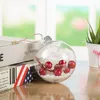 Transparent Christmas Ball Plastic Xmas Round Balls tree Hanging Ornaments home Decor Party Decorations