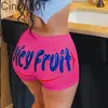 Femmes Tracksuits Shorts de concepteur Lettre imprimée Sexy Sports Shorts Summer Mini Shorts Party Plus Taille Casual Vêtements Leggings