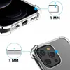 TPU Transparenta Clear Phone Fodral Super Anti-knock Soft Protect Cover ShockoProof Väska till iPhone 12 Pro max 11 x XS Not10 Mate 30