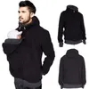 Women's Hoodies Women's & Sweatshirts Winter Warm Clothes Dad Kangaroo Cotton Baby Carrier Jackets With Zipper Coat Wearing Carry