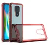 2 en 1 Fundas de teléfono de acrílico transparente TPU Airbag a prueba de golpes para MOTO E6 E7 E5 Play Go G7 G8 Power Lite G6 Z3 P30 G Stylus 5G E6S G9 Plus One Fusion