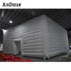 Promotion giant Inflatable party Cube tent holiday Led cubic tent with change light for rental and sale