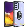 Klare magnetische Ringhüllen für Samsung S21 FE S20 FE A03 A13 A33 A53 Hybrid Hard PC Soft TPU stoßfeste Schutzhülle