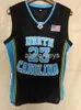 Michael 23 NORTH CAROLINA TARHEELS Basketball Jersey Blue white and black