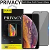 Privatsphäre Anti-Peeping Displayschutz Anti-Spionage Full Cover Gehärtetes Glas für iPhone15 14 Pro Max 13 Mini 12 11 XR XS 6 7 8 Plus SAMSUNG A51 A71 A72 A52 A32 5g