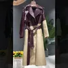 Giacca da donna in vera pelle finta da donna vera pelliccia cappotto di pelle di pecora abbigliamento donna 2022 lungo top giacca a vento Abrigo Mujer Casaco