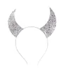 Halloween Children039S paljetter Devil Horn Hair Band Cos Masquerade Ball Props Party Supplies pannband8114357