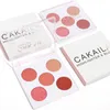 Cakaila 5 색 Blush 팔레트 매트 쉬머 뺨 윤곽 그림자 분말 높은 착색이 쉬운 흑백 안료 화장품 30pcs / lot DHL