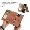 Telefon Väskor Passar till Apple 5 6 7 8 11 12 13 Pro X XS Max Iphone13Pro Multi-Function Wallet Läderfodral