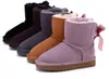 Botas Kids Wgg Couro Genuíno Austrália Meninos Meninos Tornozelo Inverno Boot para Crianças Bebê Sapatos Quente Esqui Bottle Fashion New Botte Fille Sneakers